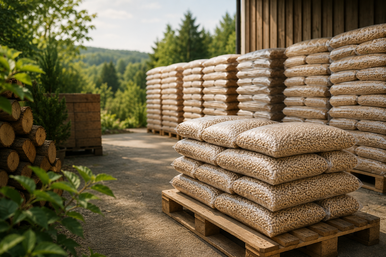 Holzpellets für den Ofen kaufen